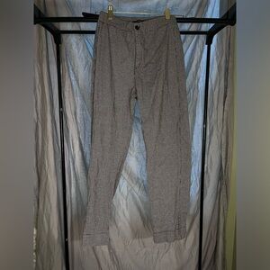 Men's Gray Checkered Pants